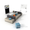 Modern design lounge fabric sofa for public area